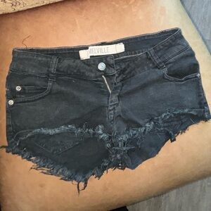 Black Brandy Melville Denim Shorts